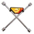 Amtech 4 Way Wheel Wrench(1) Amtech 4 Way Wheel Wrench(1)